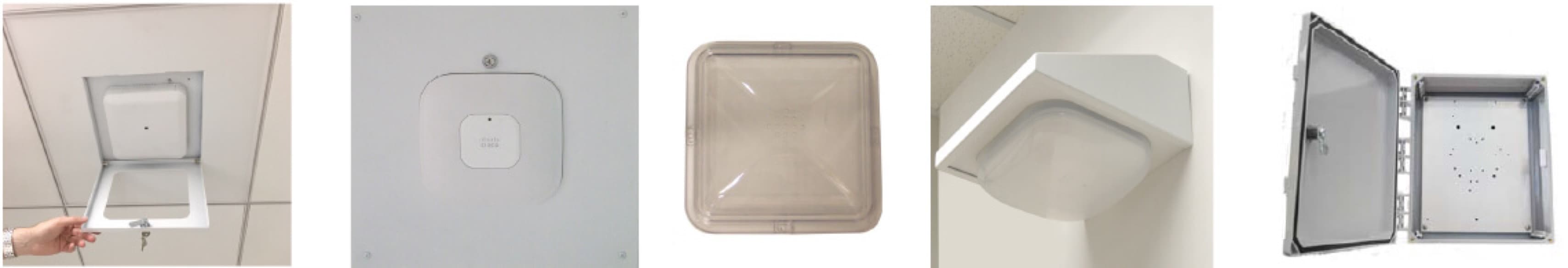 Wireless access point enclosures and mounts