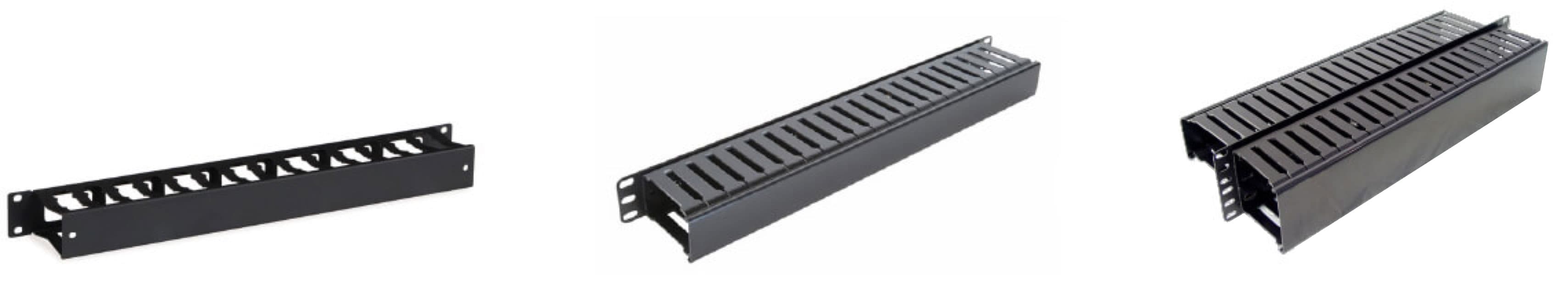 Enclosed finger duct horizontal cable manager