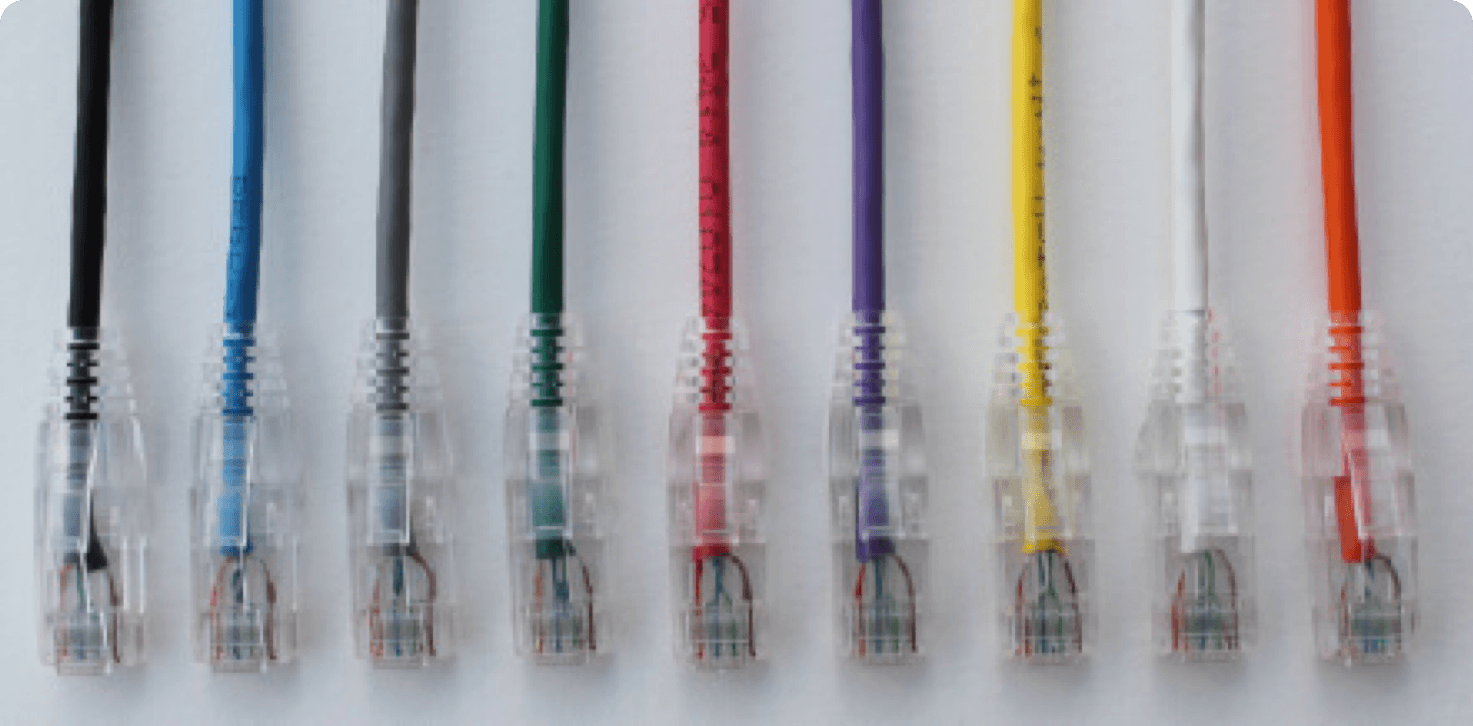 High-density clear-boot Performance Series 28 AWG patch cables