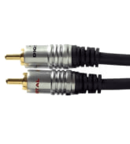 Audio cables with assorted connectors
